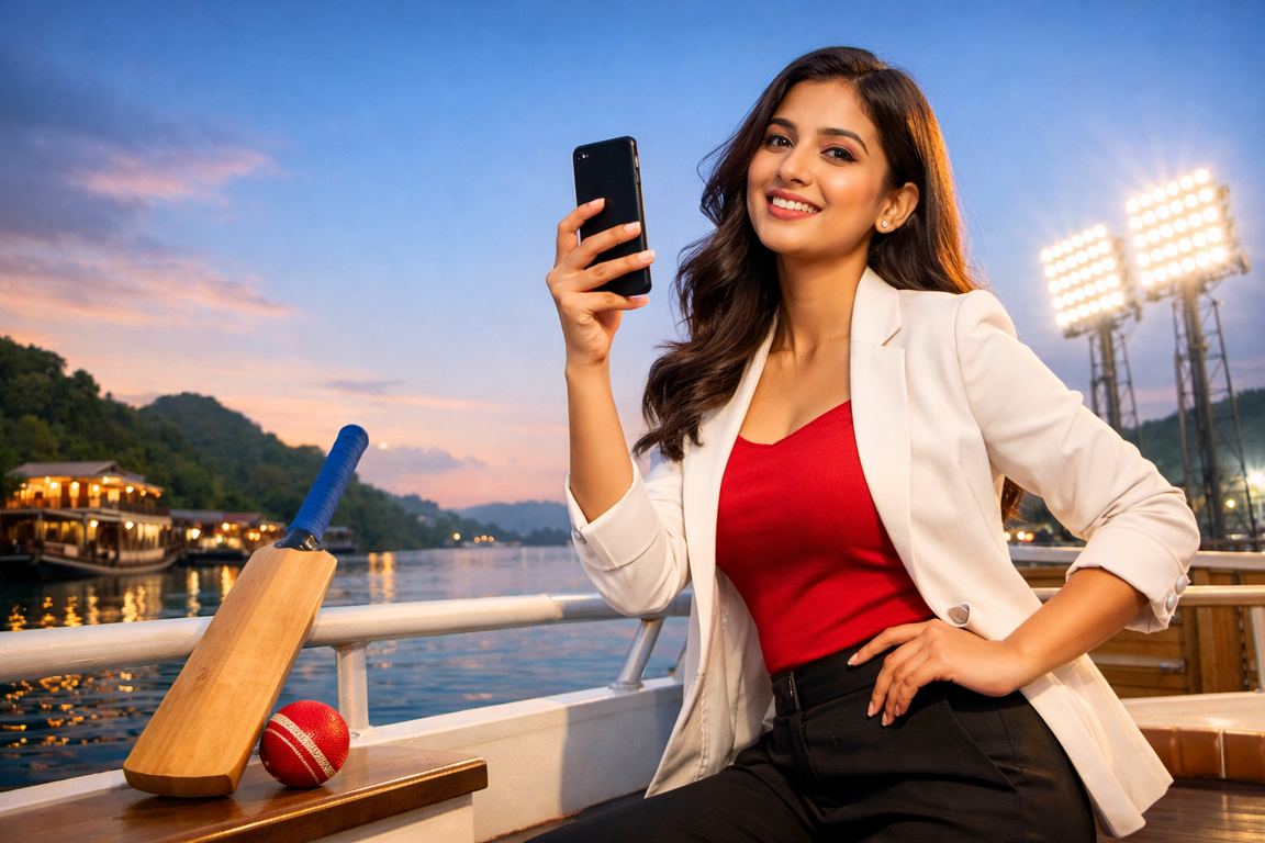 রাঙামাটিতে ক্রিকেট বেটিংয়ের জন্য মোবাইলে পেমেন্ট করছেন একজন